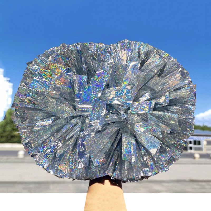 Cheerleading Pom Pom - 競技、ゲームクラブの競合、通勤ボール、花、マッチ、音声ダンス、パーティーコンサートのための集中型ポム、アクセサリーが付属、2個