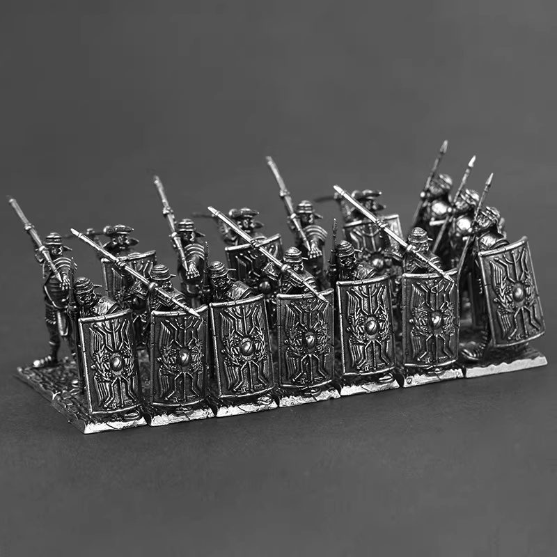 Javelin Throwing - 金属製ローマ軍団重級ジャベリン兵士フィギュアモデル古代戦争ウォーゲーム玩具未塗装コレクタブルデスクトップ装飾品