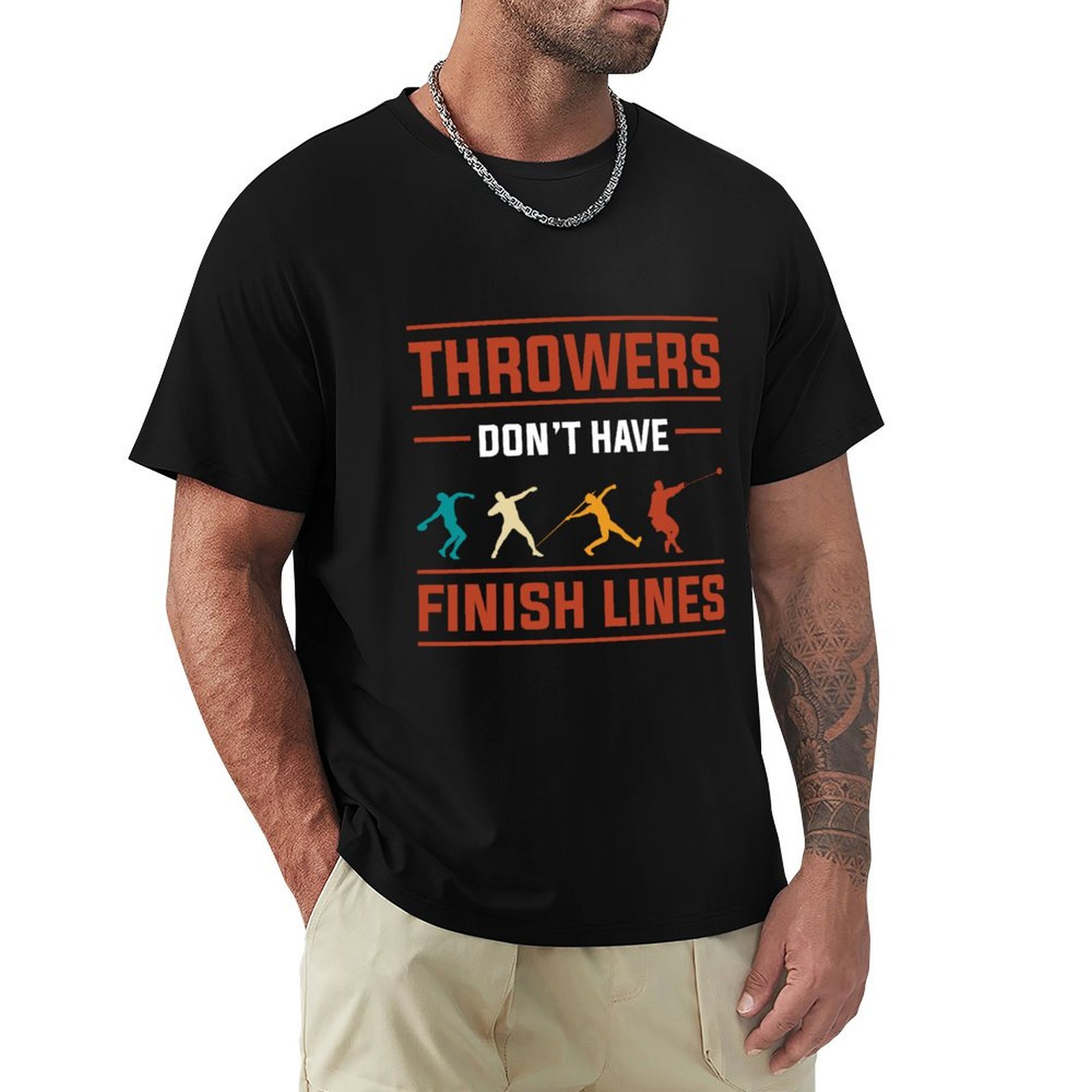 Javelin Throwing - 陸上競技 ディスクスロー ジャベリンスロー ハンマースロー ショットプット Tシャツ