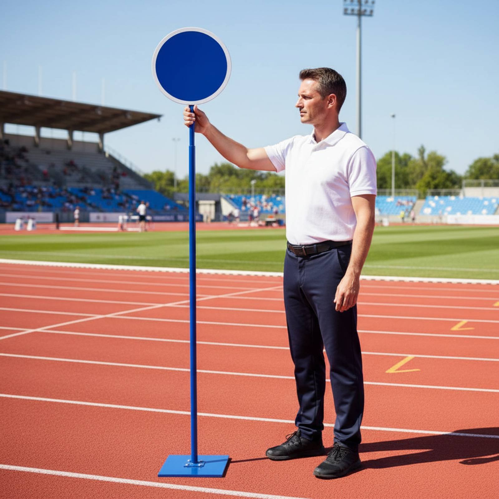 Sports Equipment That Starts With A - 陸上競技用スターティングポディウム 厚みのあるトラックスターティングスタンド スポーツ用品 安定したベース