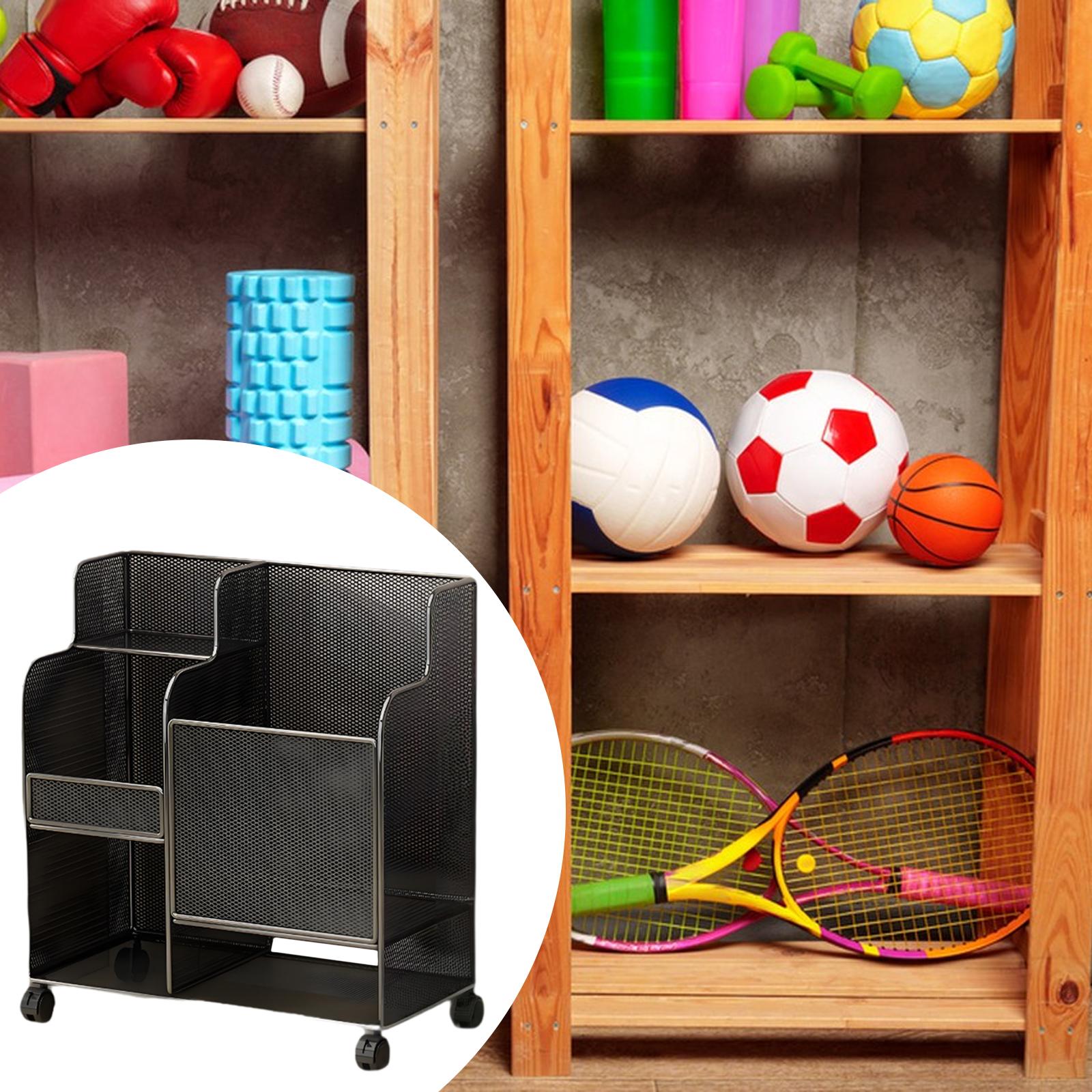 大容量マット収納ラック、移動式スポーツ用品オーガナイザー（車 - Sports Equipment Garage Organizer のレビューと価格