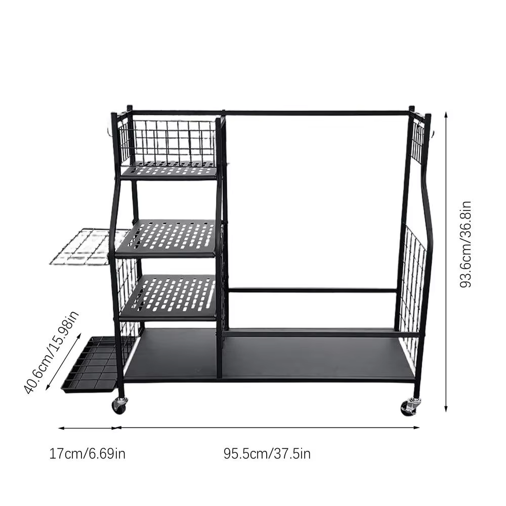 ゴルフバッグ収納ガレージオーガナイザーラック 2 スポーツバ - Sports Equipment Garage Organizer のレビューと価格