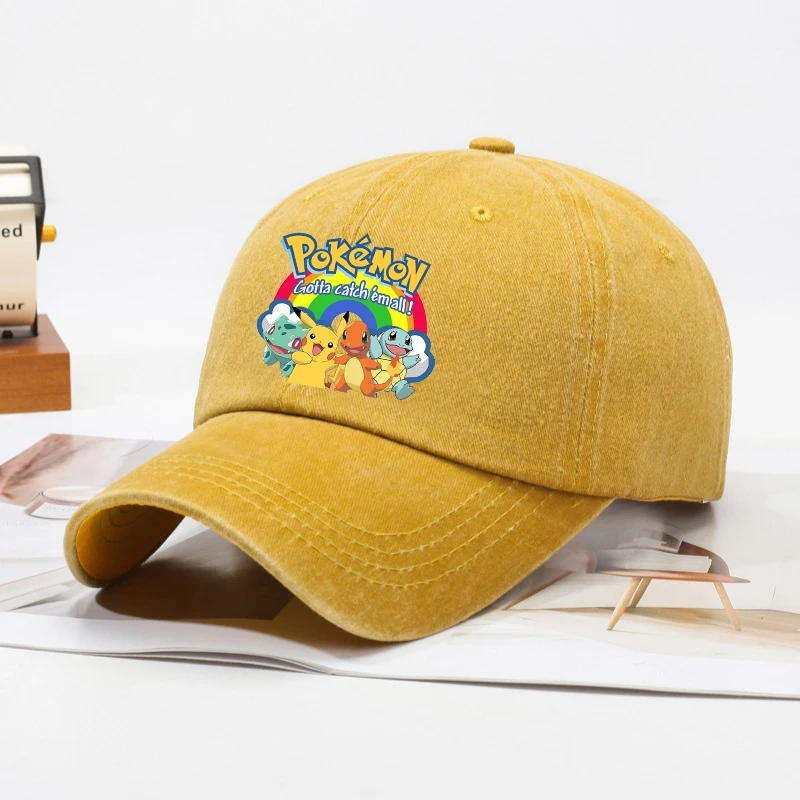 子供野球帽男性女性アニメフィギュアポケモン太陽の帽子新しい大 - Sports Equipment Resale のレビューと価格
