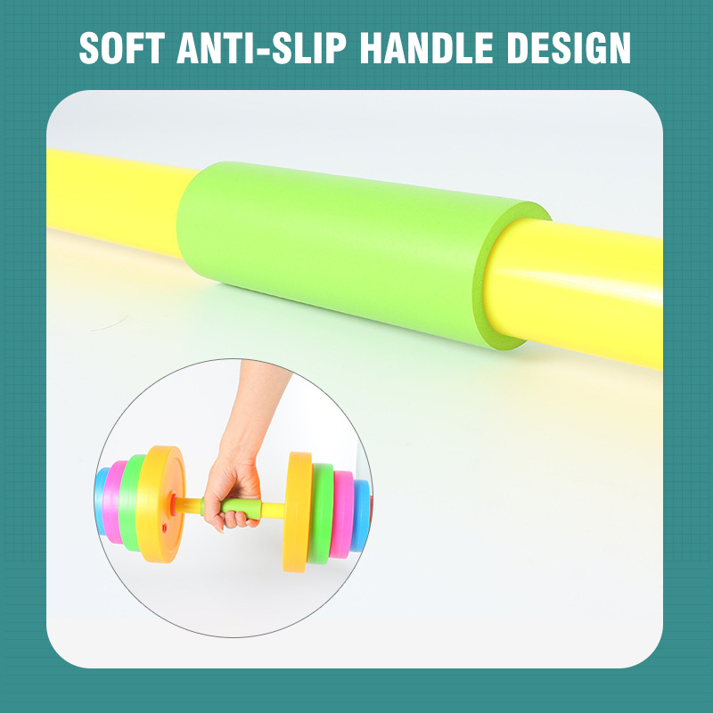 子供用調整可能ダンベルバーベルおもちゃフィットネス機器セット - Sports Equipment For Kids のレビューと価格