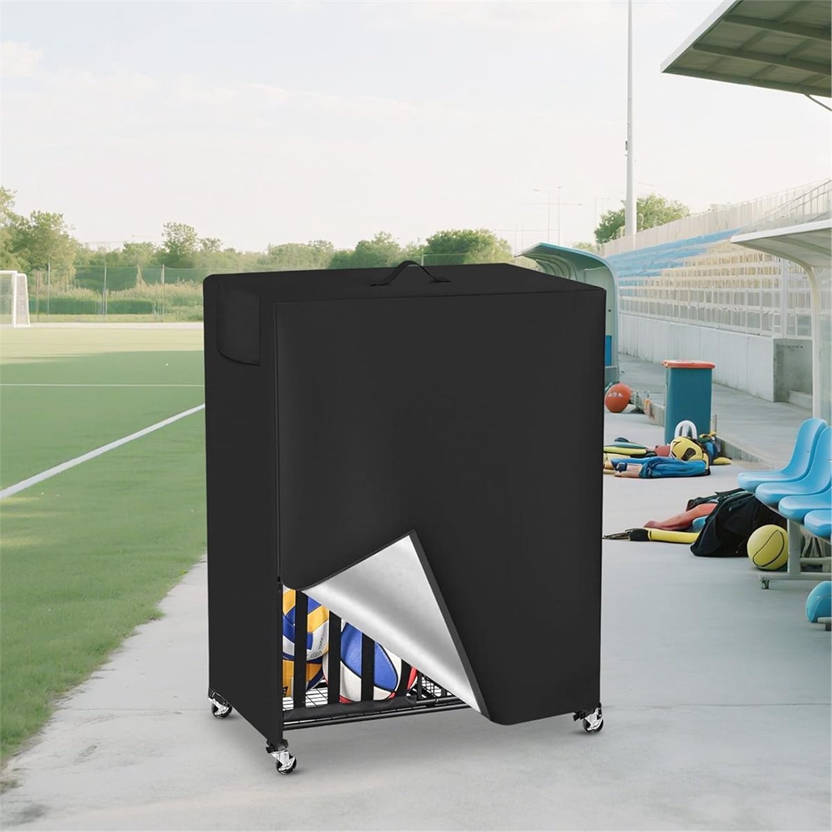 バスケットボールラックカバー ガレージ スポーツ用品オーガナ - Sports Equipment Garage Organizer のレビューと価格