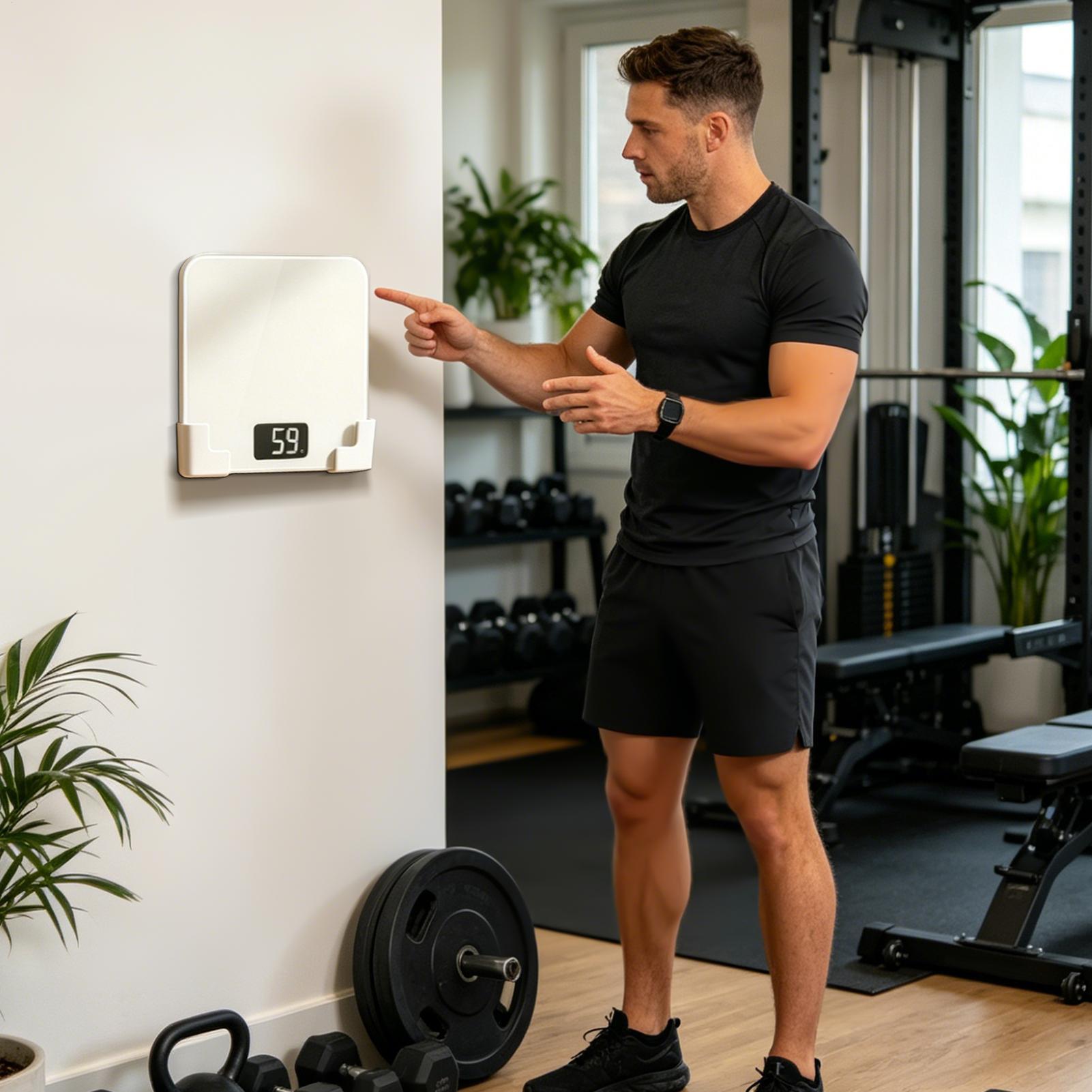 ドリル不要のスケール収納スタンド、粘着式壁掛けホルダー、家庭 - Sports Equipment Holder のレビューと価格