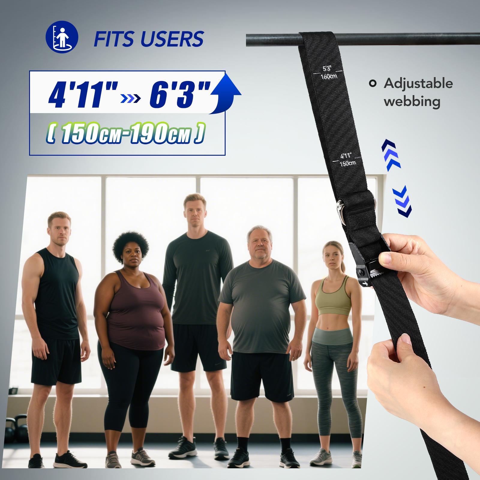 ヘビーデューティー懸垂補助バンドセット 4x80ポンド 調節 - Sports Equipment At Home のレビューと価格