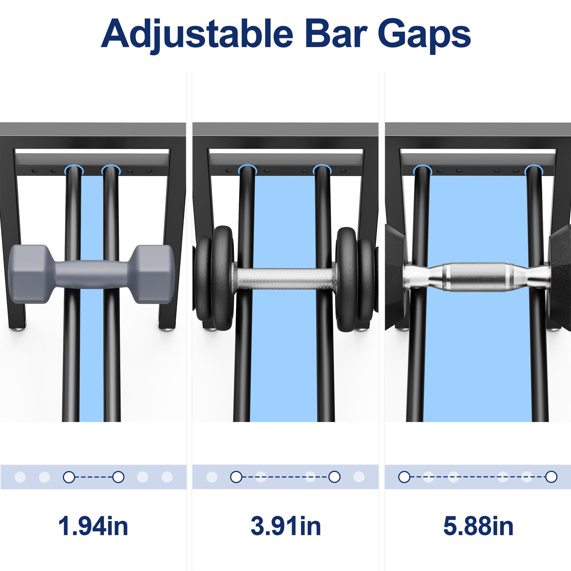 調整可能な金属製ダンベルラック、ダンベルとケトルベル用のホー - Sports Equipment Holder のレビューと価格