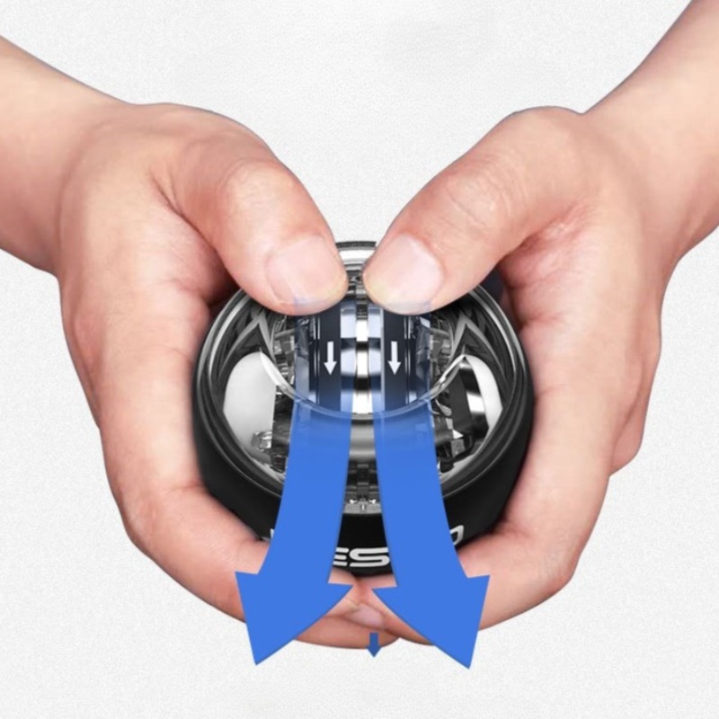 ジャイロリストボールセルフスタートハンドトレーナー合金製手首 - Sports Equipment That Starts With A のレビューと価格