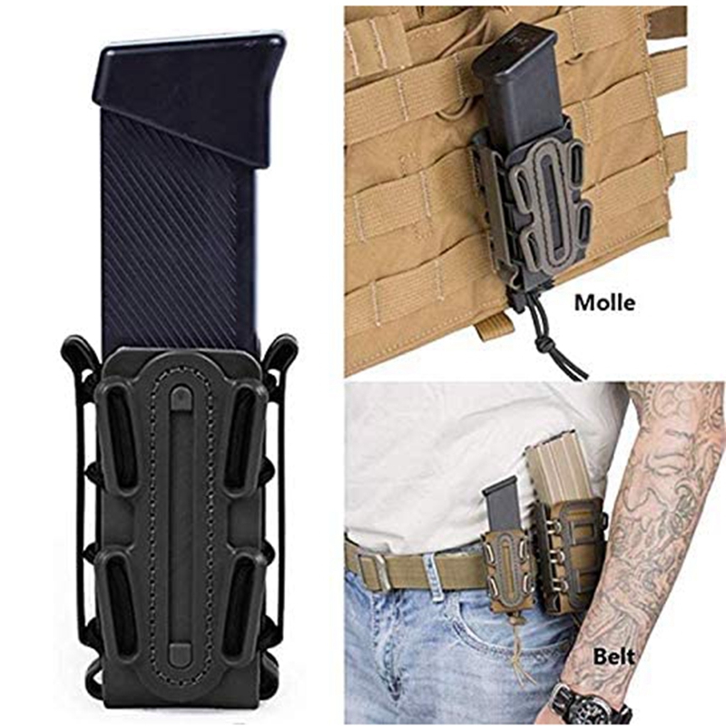 9mmタクティカルモールベルトクリップ収納バッグポータブルソ - Sports Equipment Holder のレビューと価格
