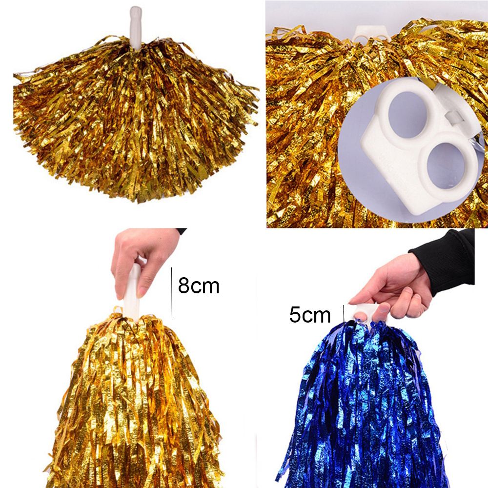 コスチューム ダブルホールハンドル チアリーディング 応援ボ - Cheerleading Pom Pom のレビューと価格