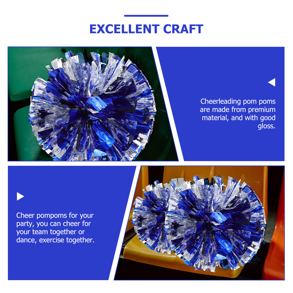 6個入り チアリーディングポンポン プレミアム光沢仕上げ 再 - Cheerleading Pom Pom のレビューと価格