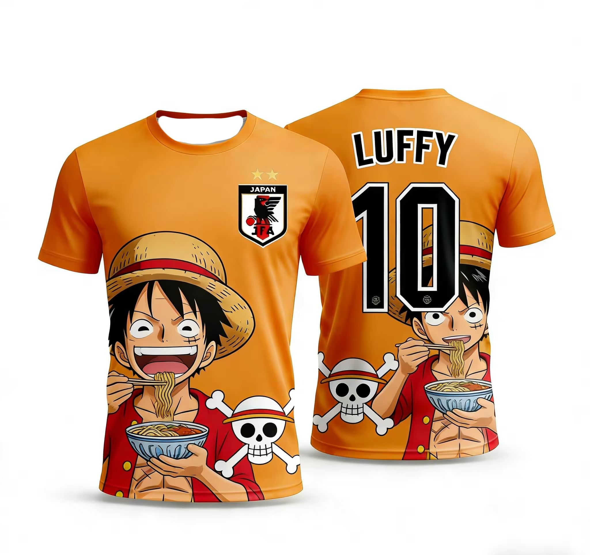 ワンピース ルフィ アニメコラボ サッカーユニフォーム 子供 - Sports Equipment For Boys のレビューと価格
