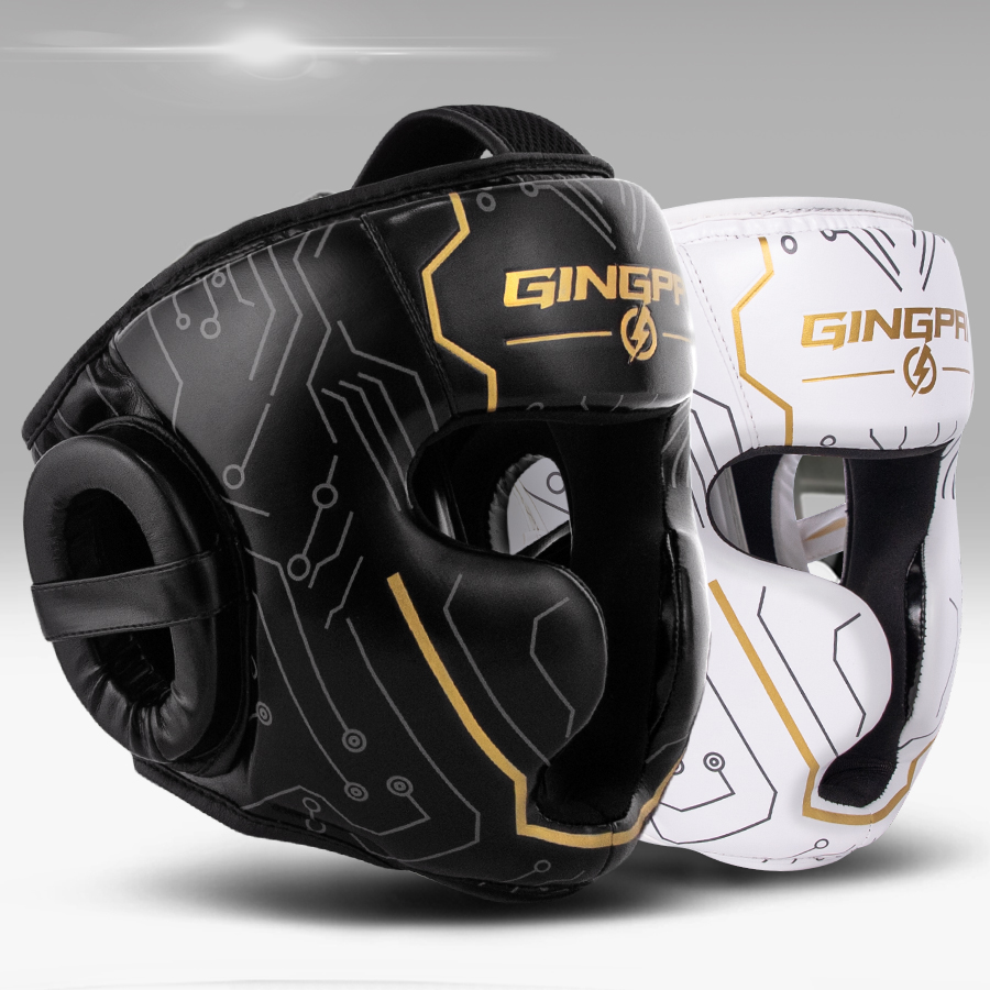 フルカバー Pu ボクシングヘルメット子供大人ムエタイトレー - Sports Equipment For Kids のレビューと価格