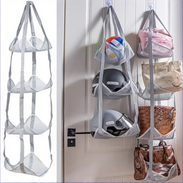 ボールホルダーオーガナイザーオックスフォード布吊り下げ収納袋 - Sports Equipment Garage Organizer のレビューと価格