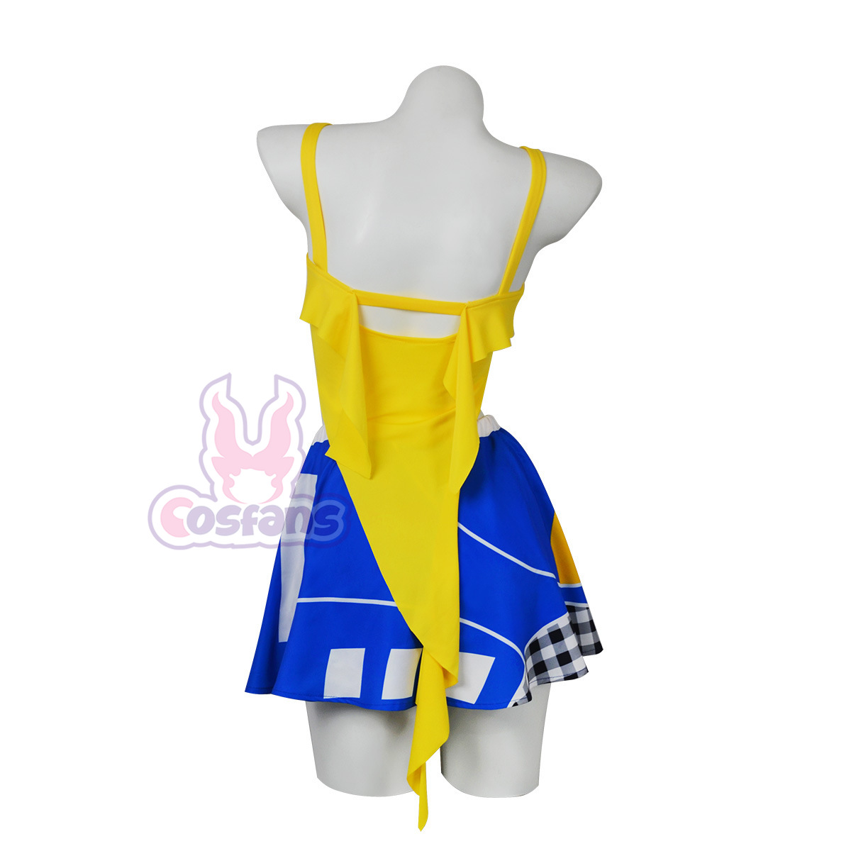 セクシーなチアリーダーコスチューム クロップイエロートップ  - Cheerleading Pom Pom のレビューと価格