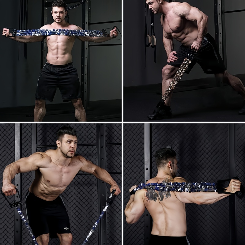 チェストエキスパンダー抵抗バンド弾性プルロープ筋力トレーナー - Sports Equipment At Home のレビューと価格