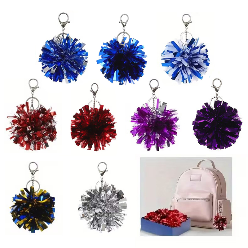 ST 1個入り 新品 チャーム フォイルバッグ ペンダント  - Cheerleading Pom Pom のレビューと価格