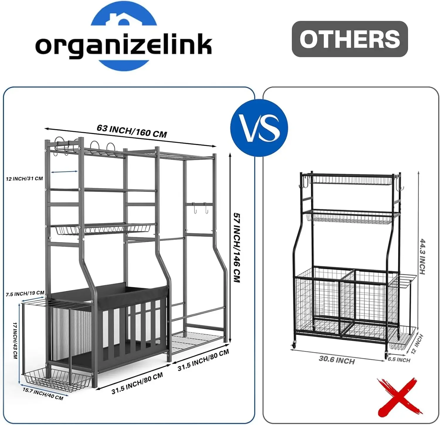 頑丈なガレージスポーツ用品オーガナイザー、オールインワンゴル - Sports Equipment Garage Organizer のレビューと価格
