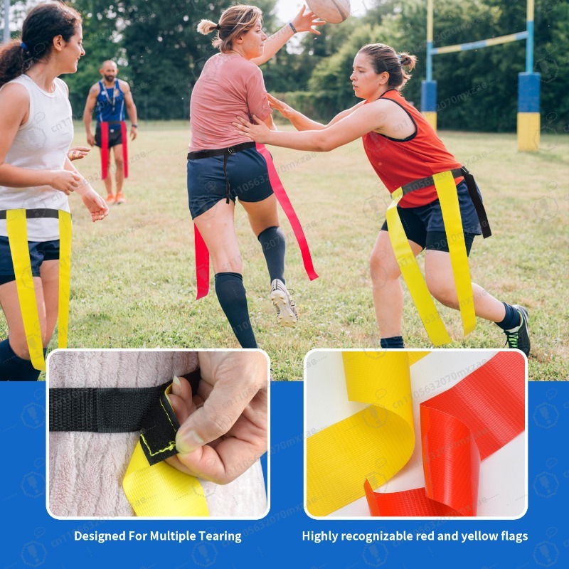 フラッグフットボールベルトセット アメリカンスタイル 大人用 - Sports Equipment For Kids のレビューと価格