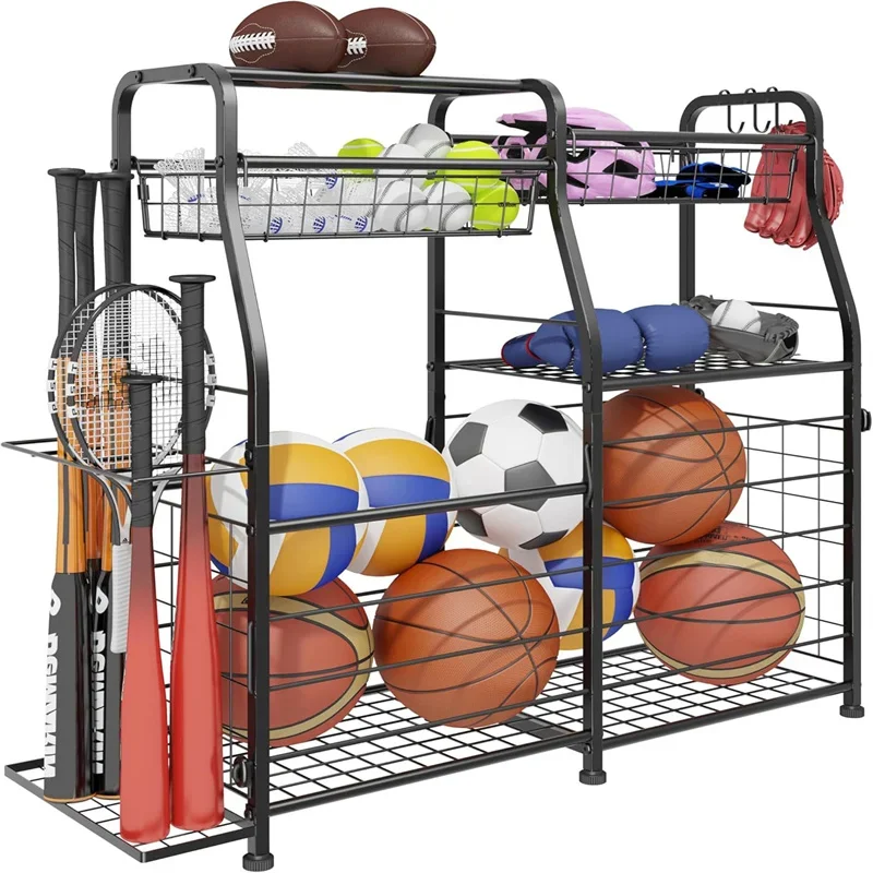 2026 ボール収納ラック ガレージオーガナイザーシステム  - Sports Equipment Garage Organizer のレビューと価格