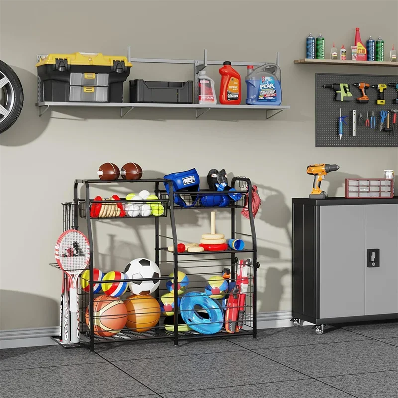 2026 ボール収納ラック ガレージオーガナイザーシステム  - Sports Equipment Garage Organizer のレビューと価格