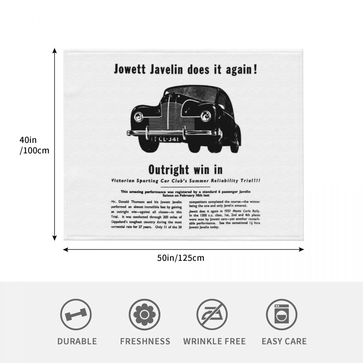 JOWETT JAVELIN スローブランケット 折りたたみ - Javelin Throwing のレビューと価格